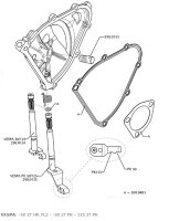 Kupplungsdeckel POLINI Vespa PK 50 -125
