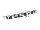 Schriftzug "Vespa" für Beinschild 2 Pins 80mm Abstand für Vespa 50 Special/Rally/PX