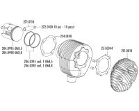 Zylinderkit POLINI 210ccm Grauguss PX/Rally 200