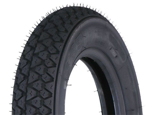Rad komplett mit Michelin S83 3.00-10, Schlauch und Felge