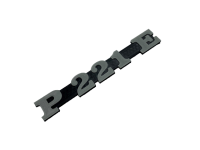 Schriftzug "P221E" für linke Seitenbacke...