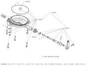 Kupplungsdeckel POLINI komplett mit Hebel Vespa PX 125 -...