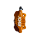 Bremszange EVOK orange Ø 34 mm Kolben Vespa PK/PX