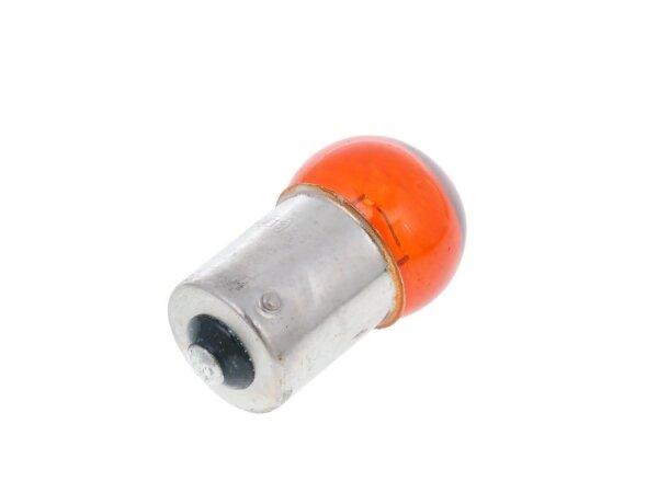 Glühlampe BA15S orange 12V 10W