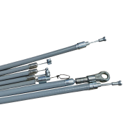 Seilzug Set grau Vespa Sprint/GTR/Rally